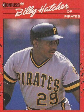 Billy Hatcher - Donruss 90 Baseball Card